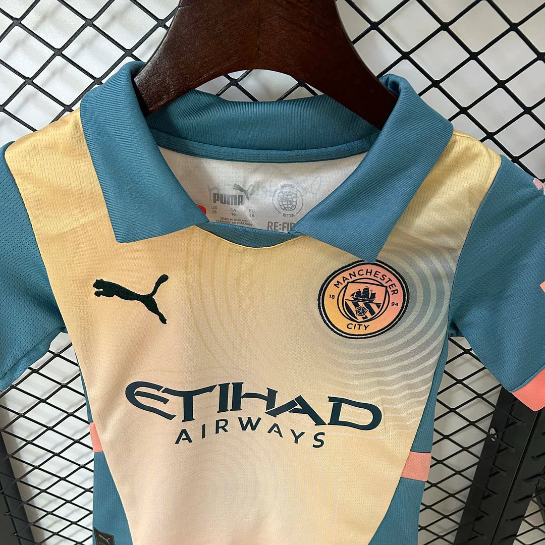 2024/2025 Manchester City Fourth Visitante Talla Niño