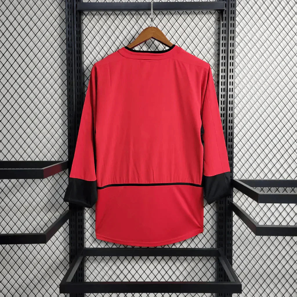 2002/2004 Retro Manchester United Local Manga Larga