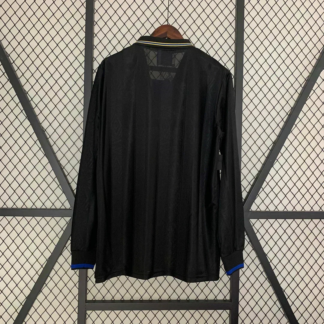 1993/1995 Retro Manchester United Visitante Manga Larga