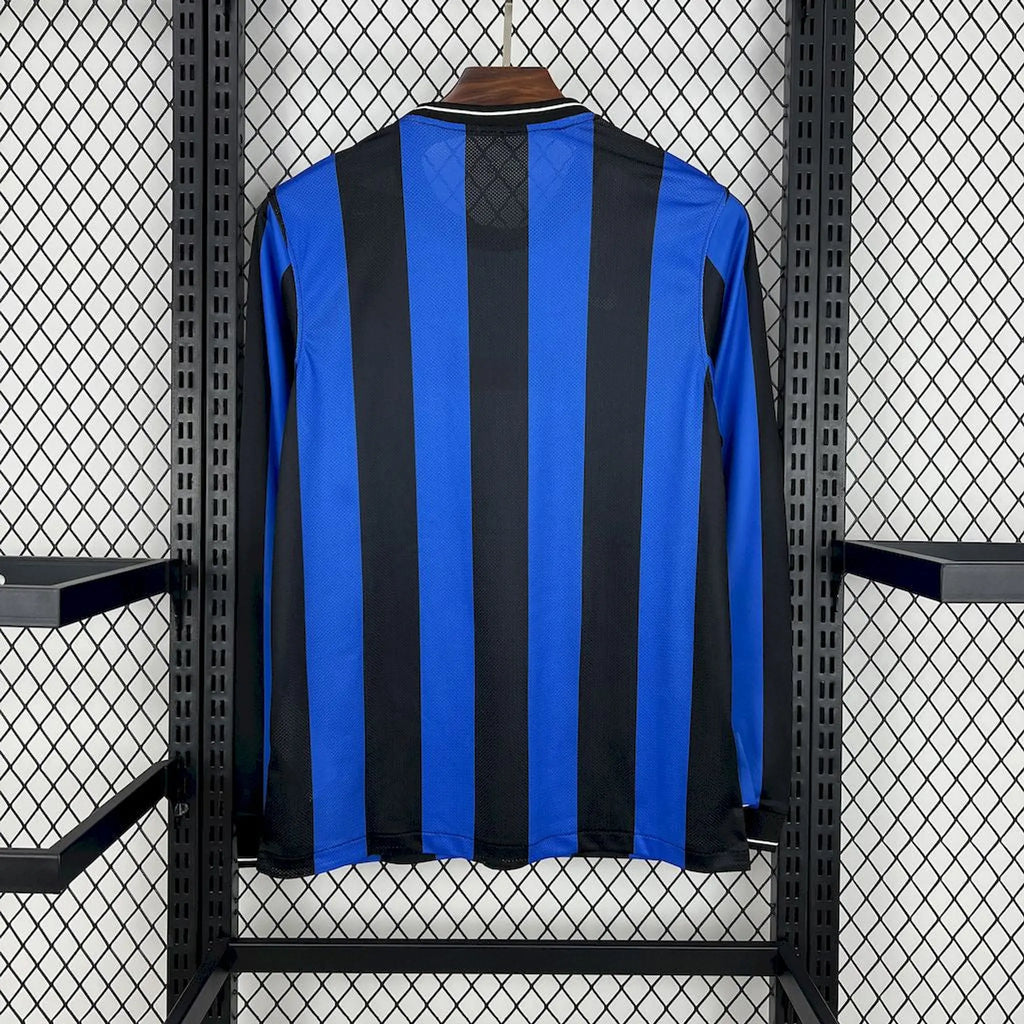 2009/2010 Retro Inter Milan Local Manga Larga