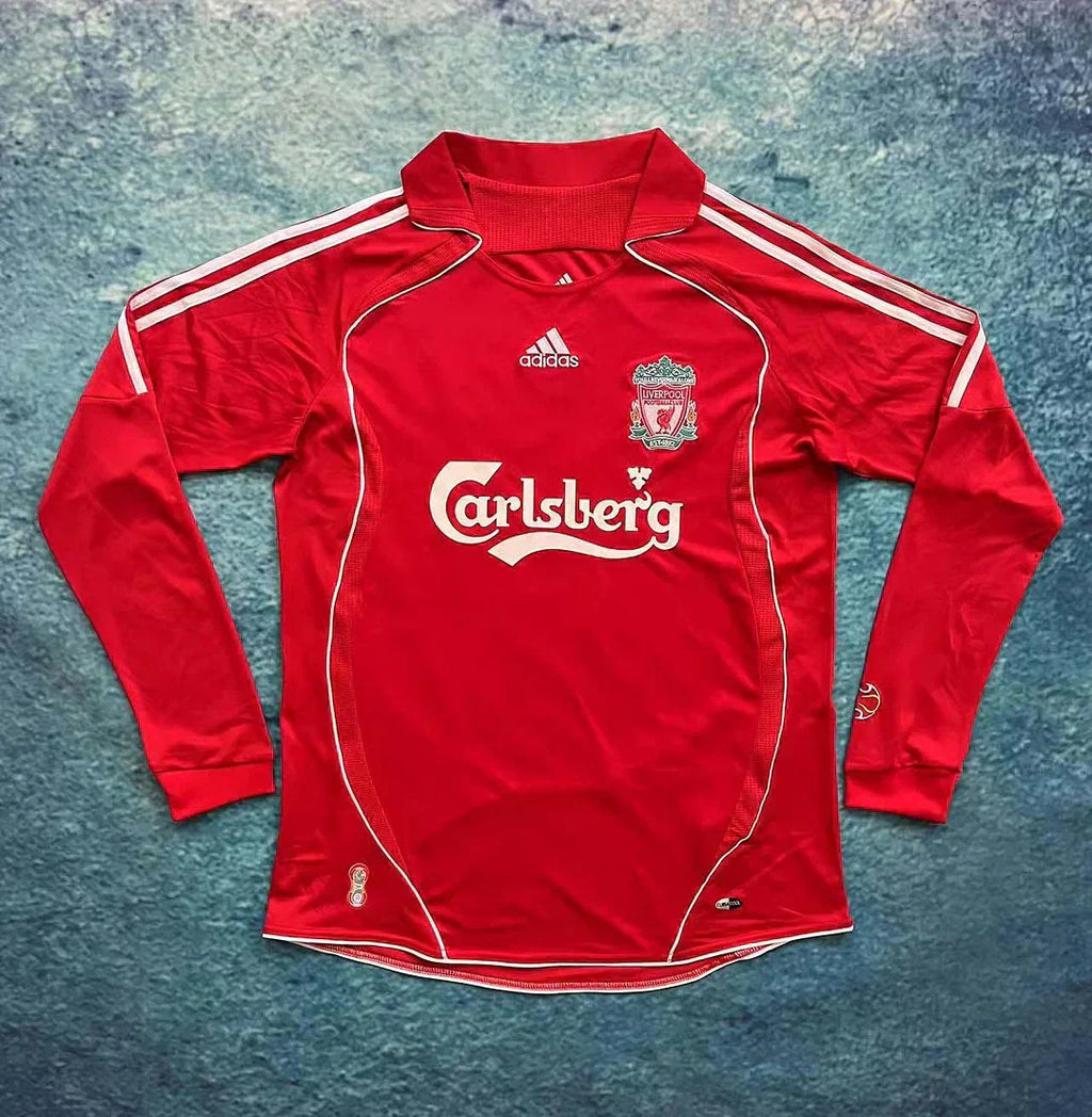 2006-2007 Retro Liverpool Local Manga Larga