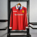 1998/1999 Retro Manchester United Local Manga Larga