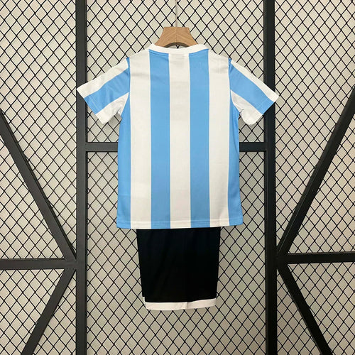1986 Retro Argentina Local Kit Talla Niño