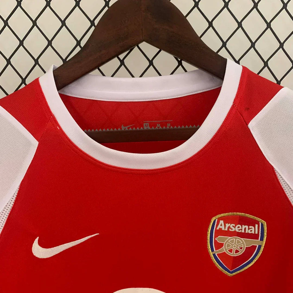 2003-2004 Retro Arsenal Local Manga Larga