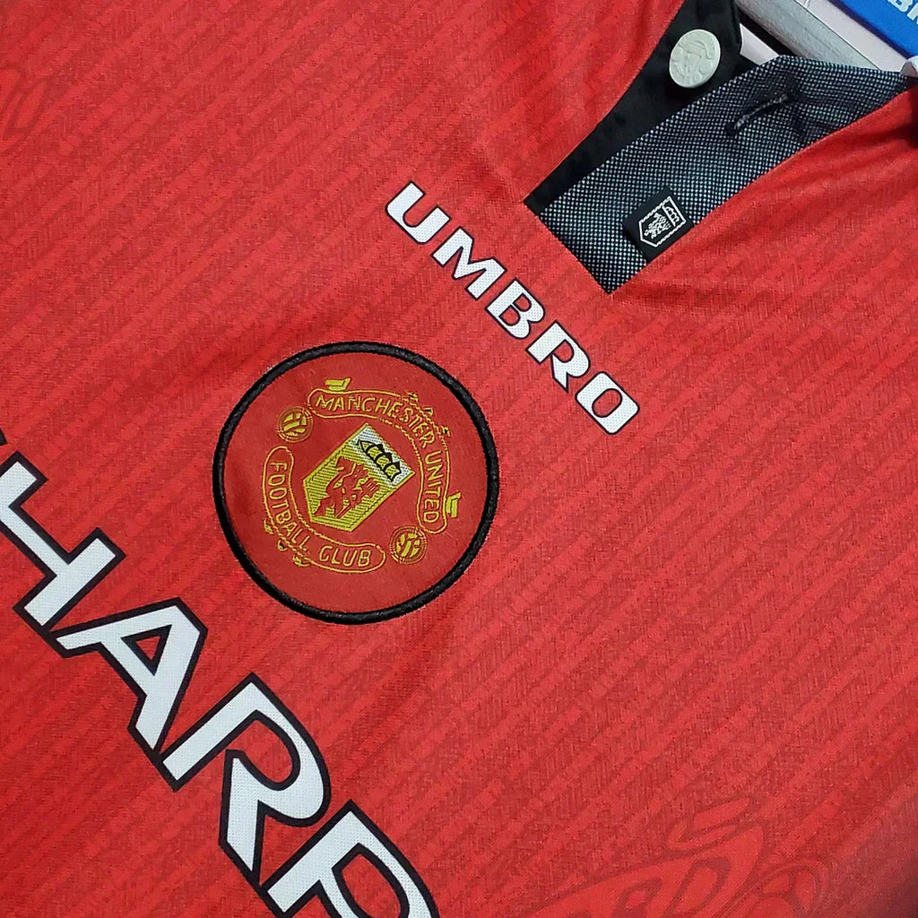 1996/1998 Retro Manchester United Local Manga Larga