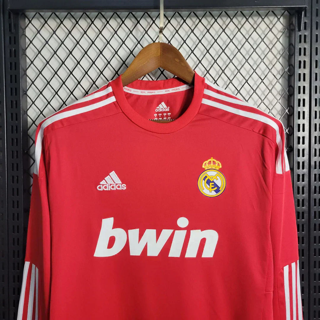 2011/2012 Retro Real Madrid Alternativa Visitante Manga Larga