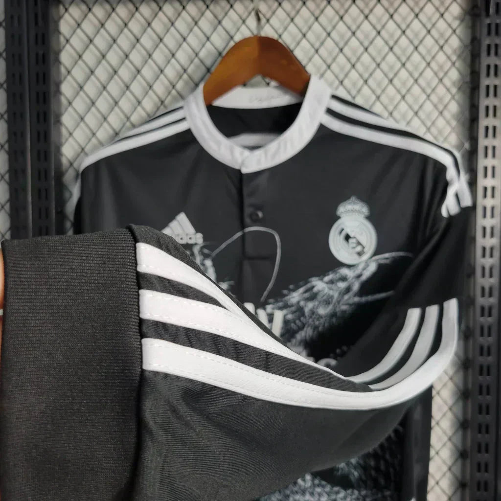 Real Madrid Retro 2014-2015 Alternativa Kit Manga Larga