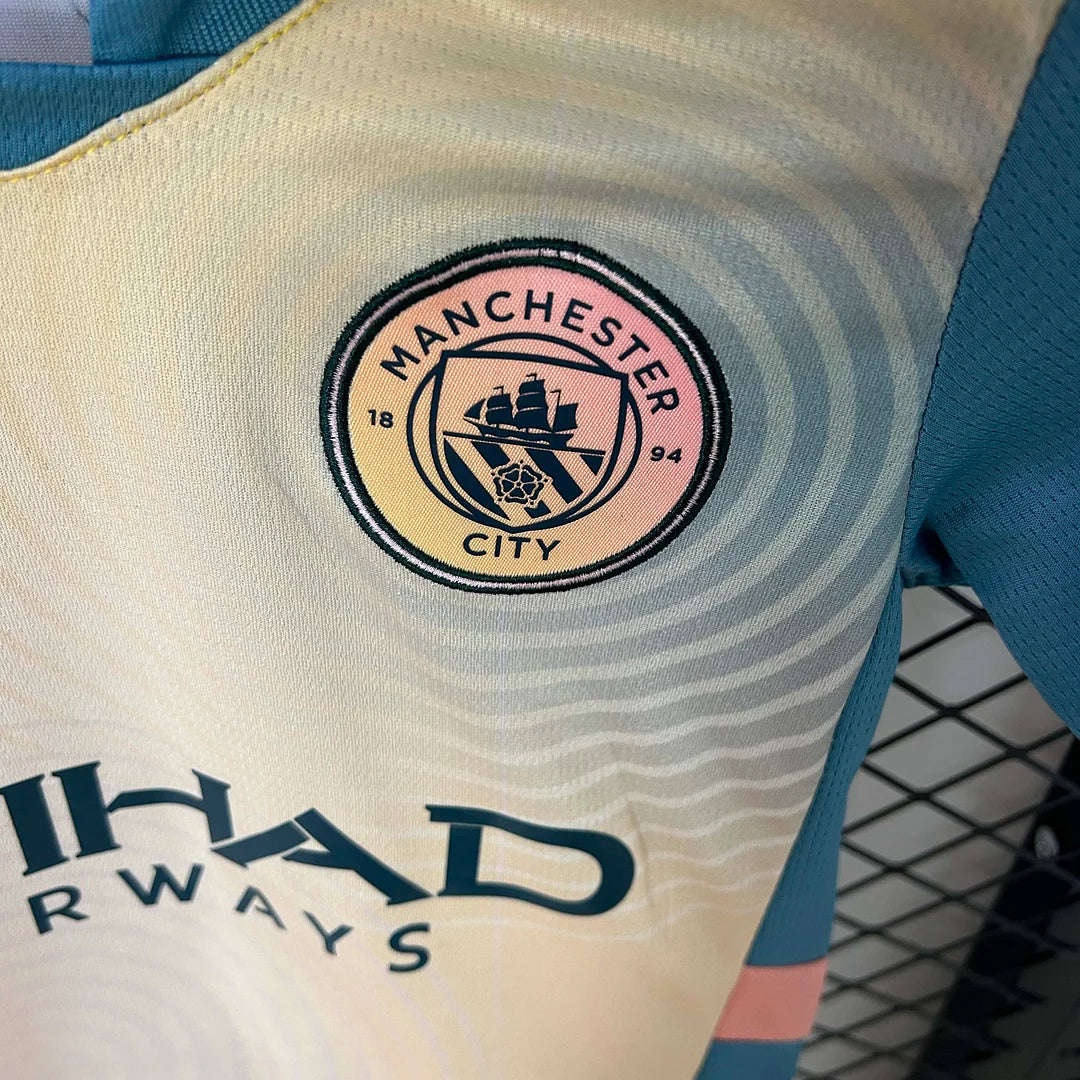 2024/2025 Manchester City Fourth Visitante Talla Niño