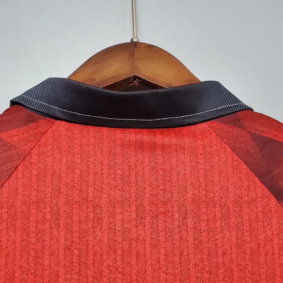 1996/1998 Retro Manchester United Local Manga Larga