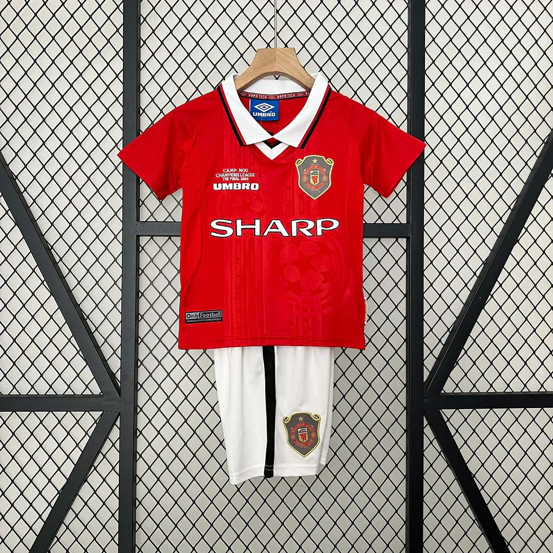 1999/2000 Retro Manchester United European Local Talla Niño
