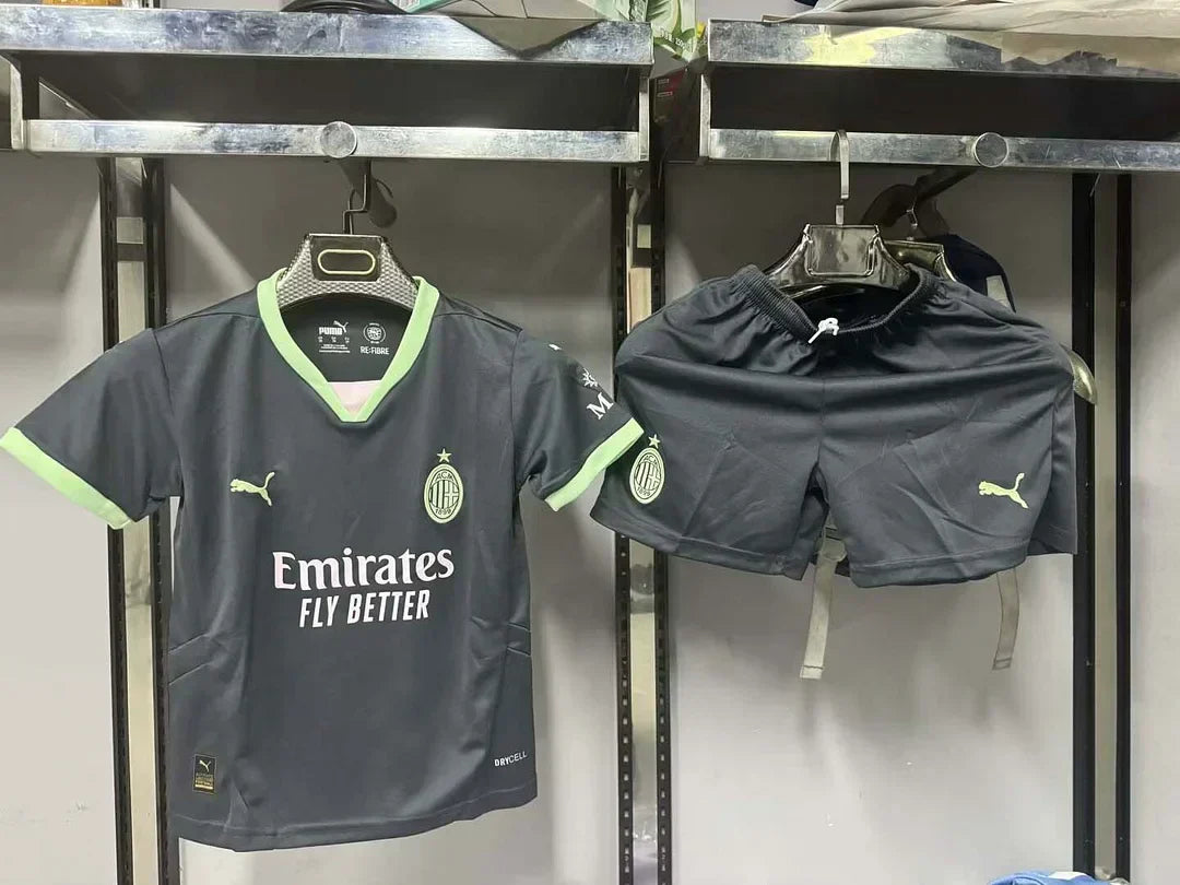 2024/2025 AC Milan Alternativa Visitante Talla Niño