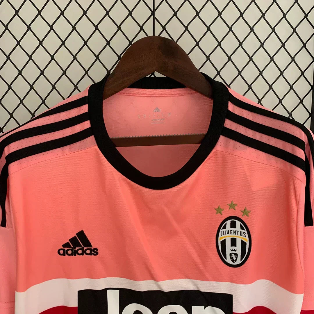 2015-2016 Juventus Retro Visitante Manga Larga