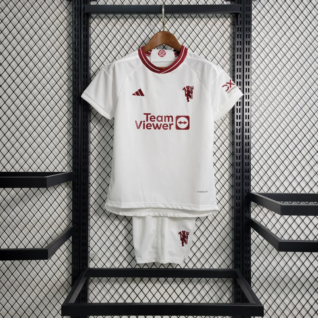 Manchester United 2023/2024 Alternativa Visitante Talla Niño