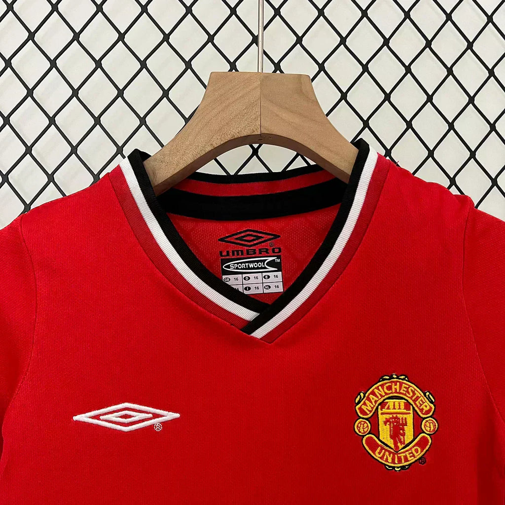 2000/2002 Retro Manchester United Local Talla Niño