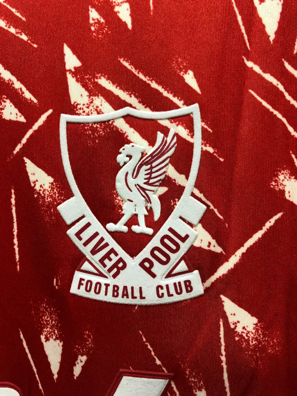1989-1991 Retro Liverpool Local Manga Larga