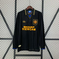 1993/1995 Retro Manchester United Visitante Manga Larga