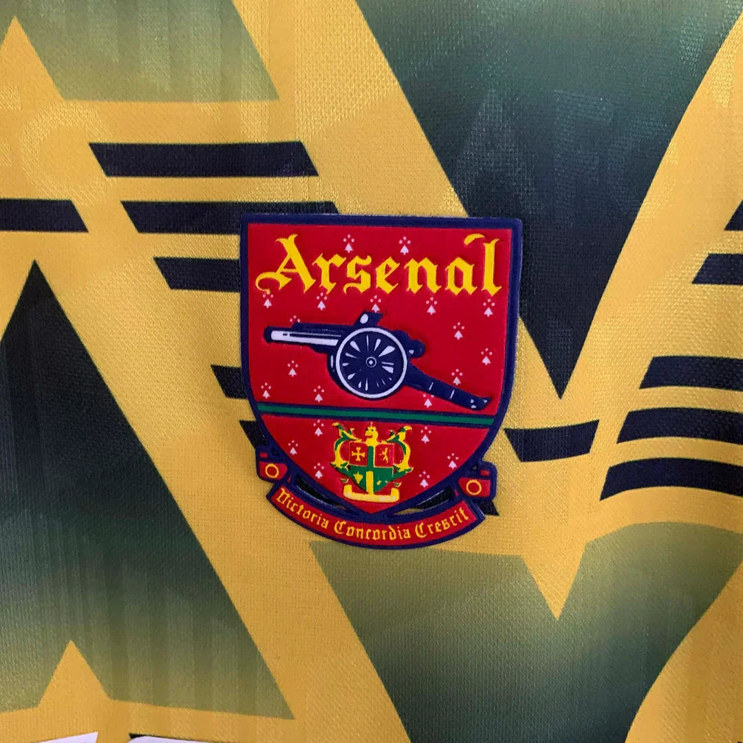 1991-1993 Retro Arsenal Visitante Manga Larga